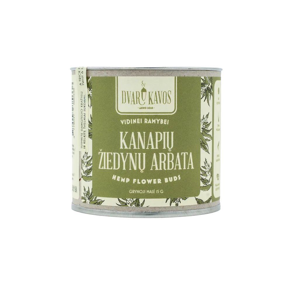 Kanapių žiedų arbata DVARO KAVOS, 15 g