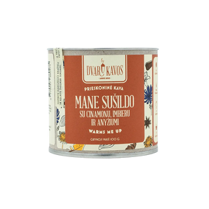 „Mane sušildo" – kiaulpienių ir cikorijų kava su prieskoniais, bekofeinė kavos alternatyva.