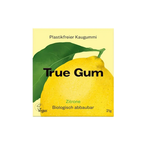 Kramtomoji guma True Gum be cukraus lemon, 21g pakuotė