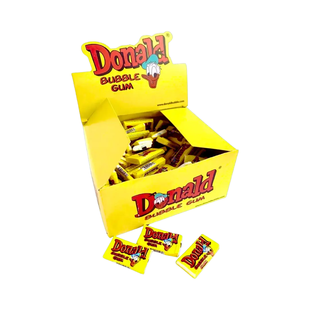 Kramtomoji guma DONALD geltona, 450 g