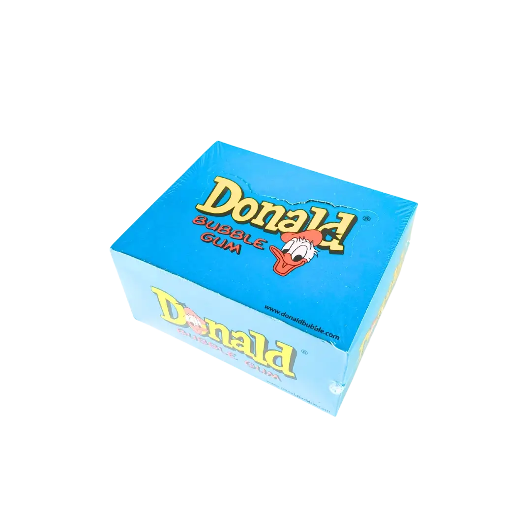 Kramtomoji guma Donald mėlyna dėžutė, tutti frutti skonio, 450 g, Bonboni kramtoma guma