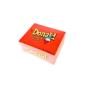 Kramtomoji guma Donald raudona dėžutė, tutti frutti skonio, 450 g, Bonboni kramtoma guma