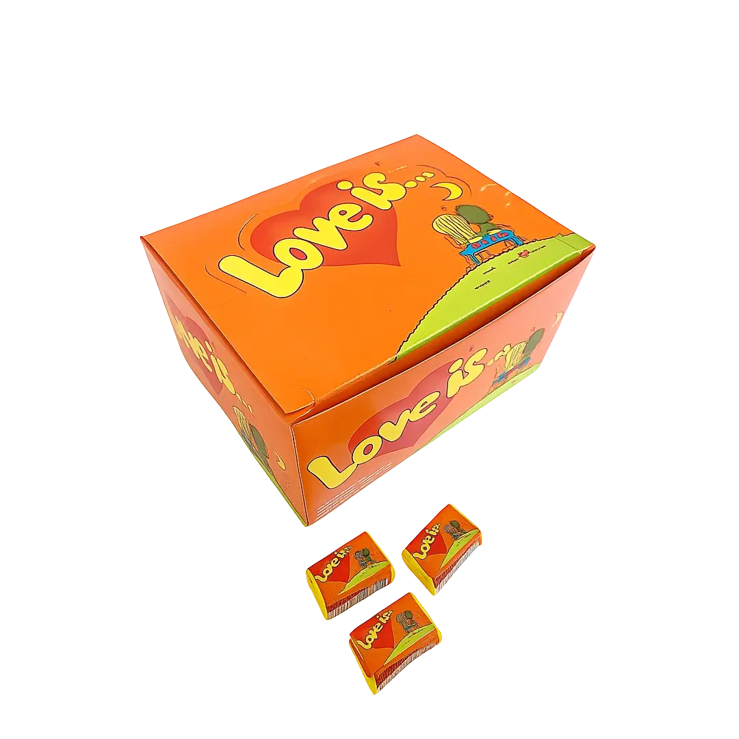 Kramtomoji guma LOVE IS oranžinė, 420 g
