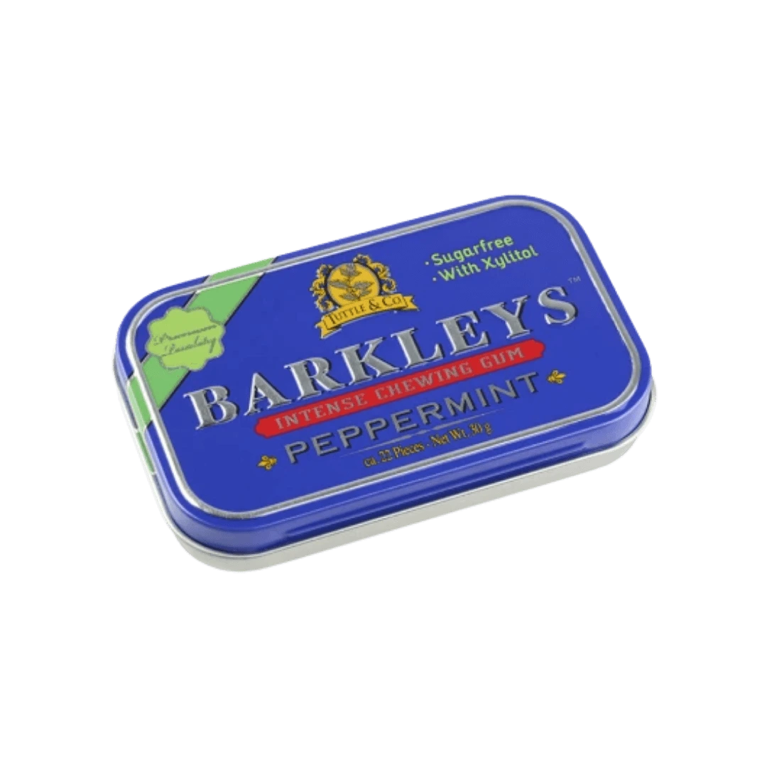 Kramtomoji guma su pipirmėtėmis PEPPERMINT, BARKLEYS, be cukraus, 30 g