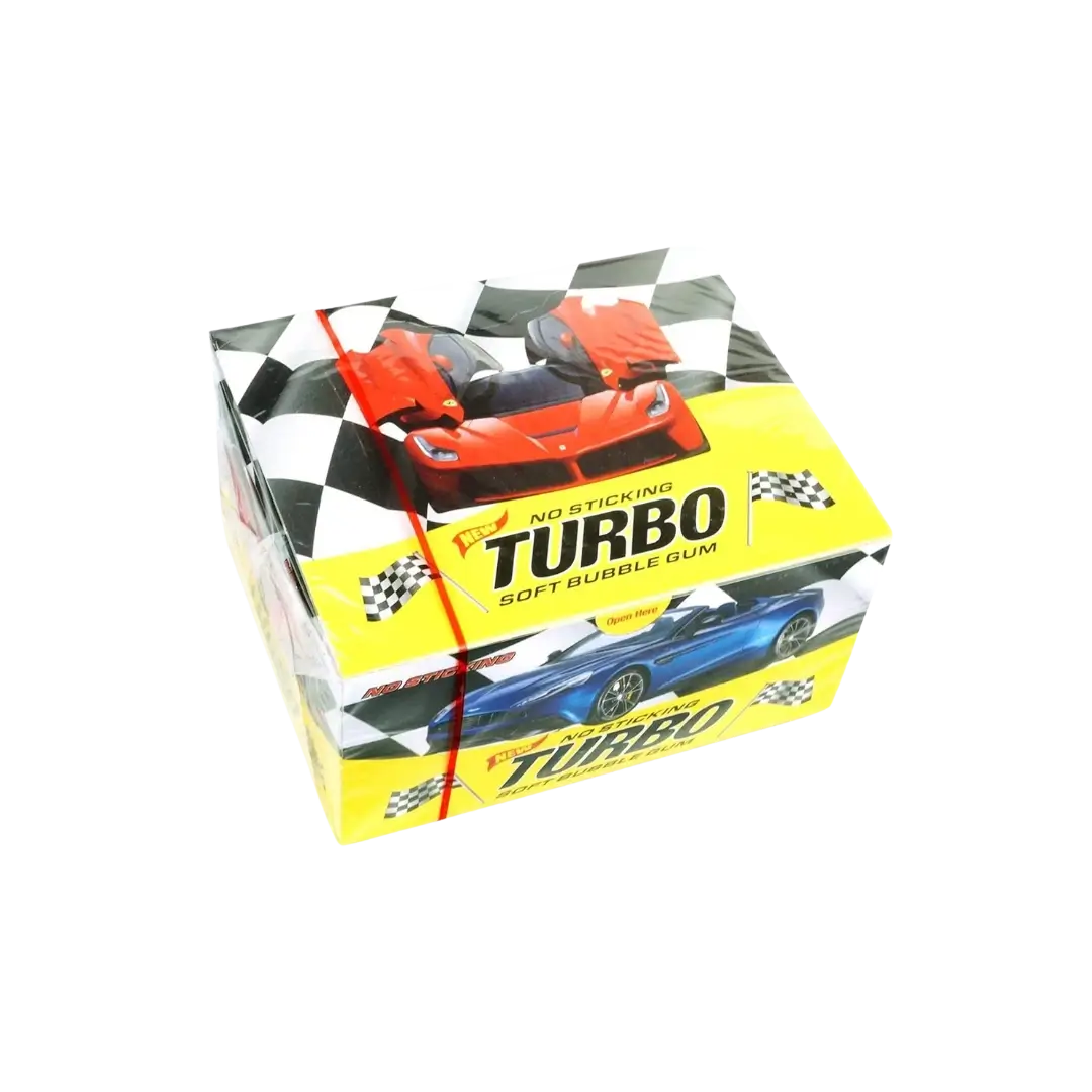 Kramtomoji guma Turbo geltona dėžutė, 450 g, Bonboni kramtoma guma