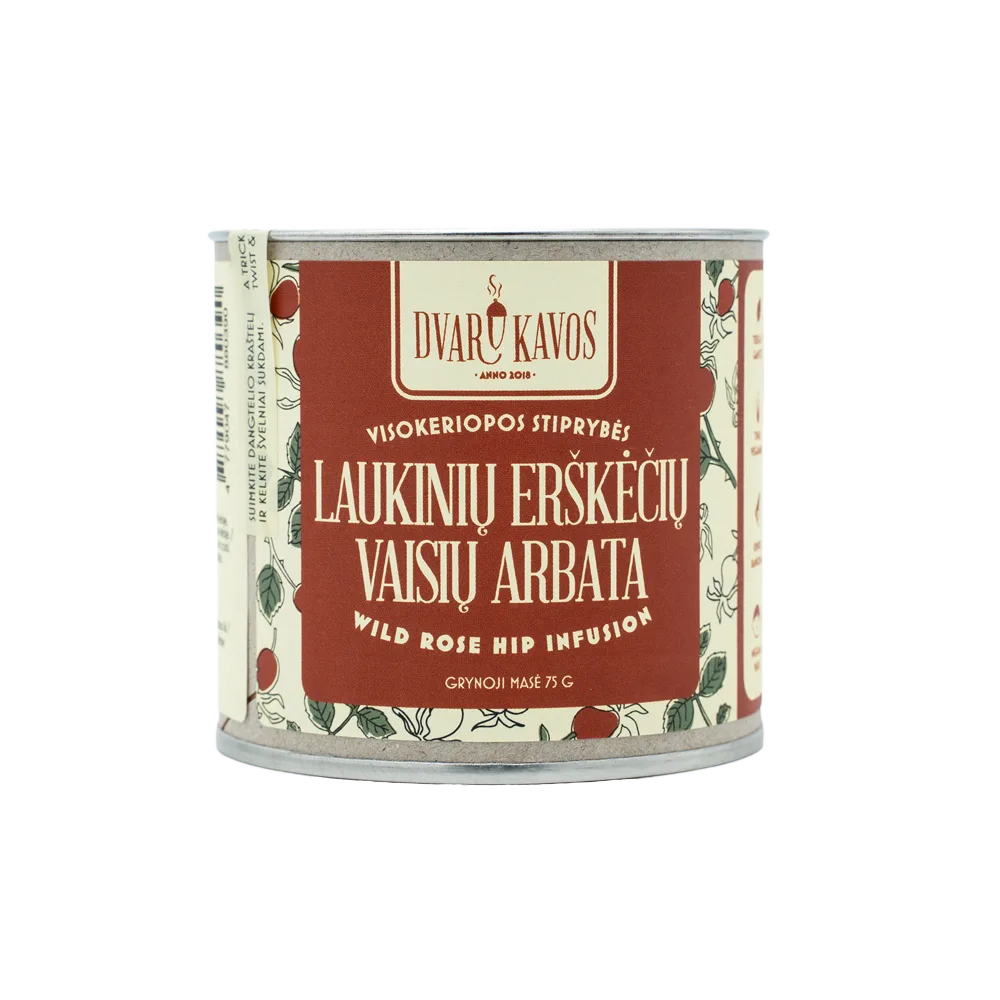 Laukinių erškėtuogių arbata DVARO KAVOS, 75 g