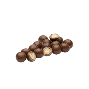 „Riešutėlis“ – lazdynų riešutai su pienišku šokoladu, 1 kg pakuotė.