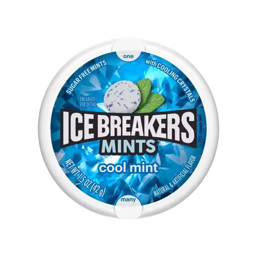 Mėtinės pastilės be cukraus ICE BREAKERS, 42 g