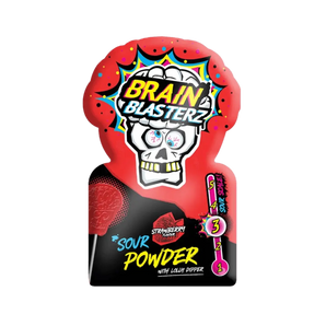 Brain Blasterz Sour Powder“ – rūgštaus skonio ledinukas su milteliais, 10 g pakuotė.