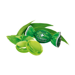 ROSHEN mentolio ir eukalipto skonio kieti ledinukai „Menthol Eucalyptus“