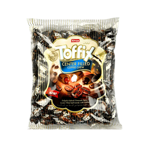 „Toffix Coffee“ – minkšti kavos skonio saldainiai, 1 kg pakuotė.