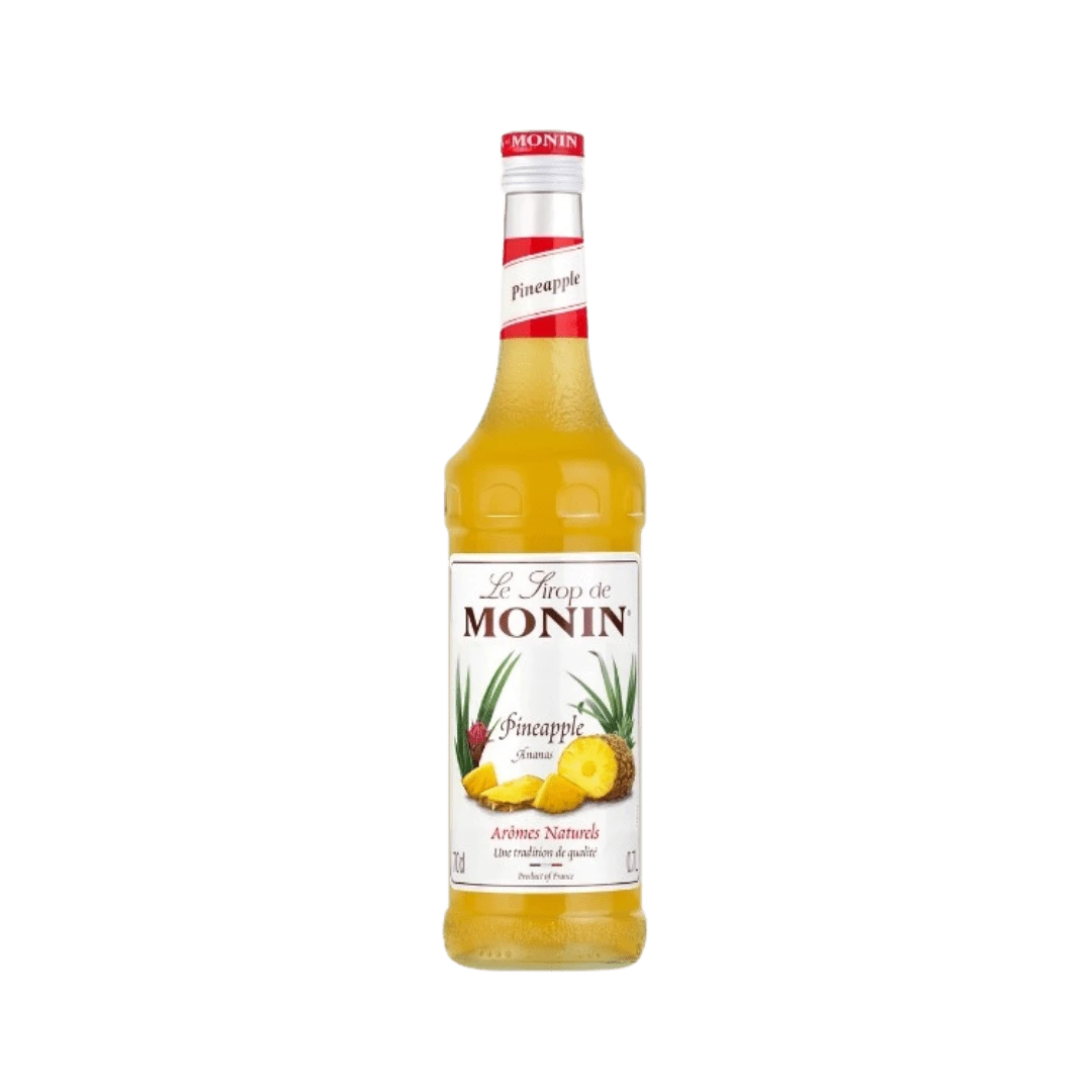 „Monin ananasų sirupas, 0,7 l butelis“.