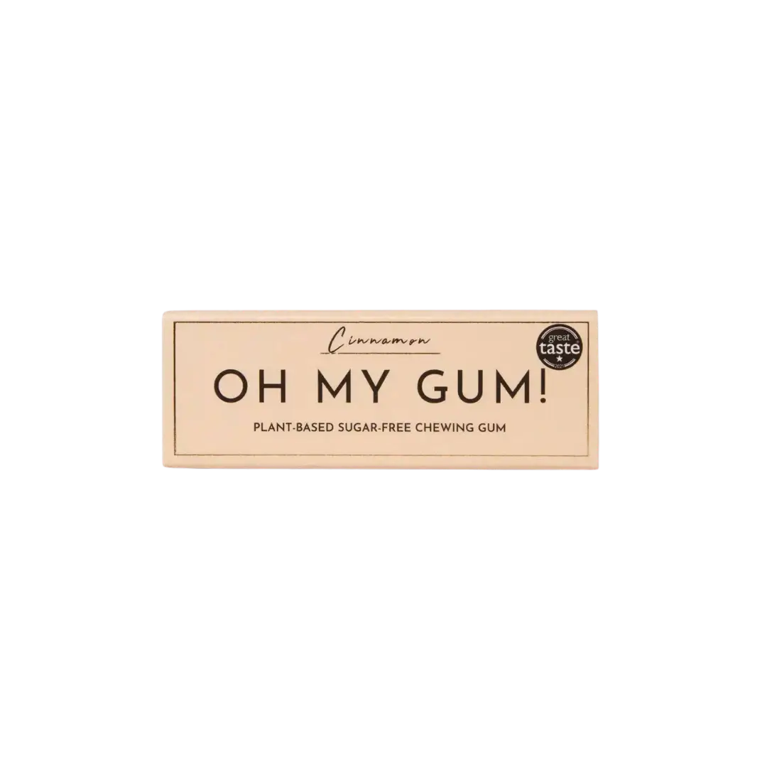Kramtomoji guma su cinamonu, be cukraus OH MY GUM, 19 g