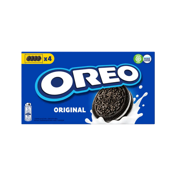 Kakaviniai sausainiai su vanilės kremu, OREO, 176 g