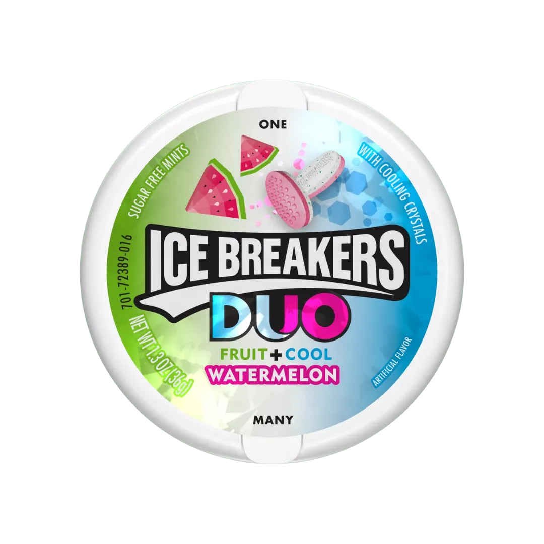 Pastilės ICE BREAKERS DUO WATERMELON, 37g