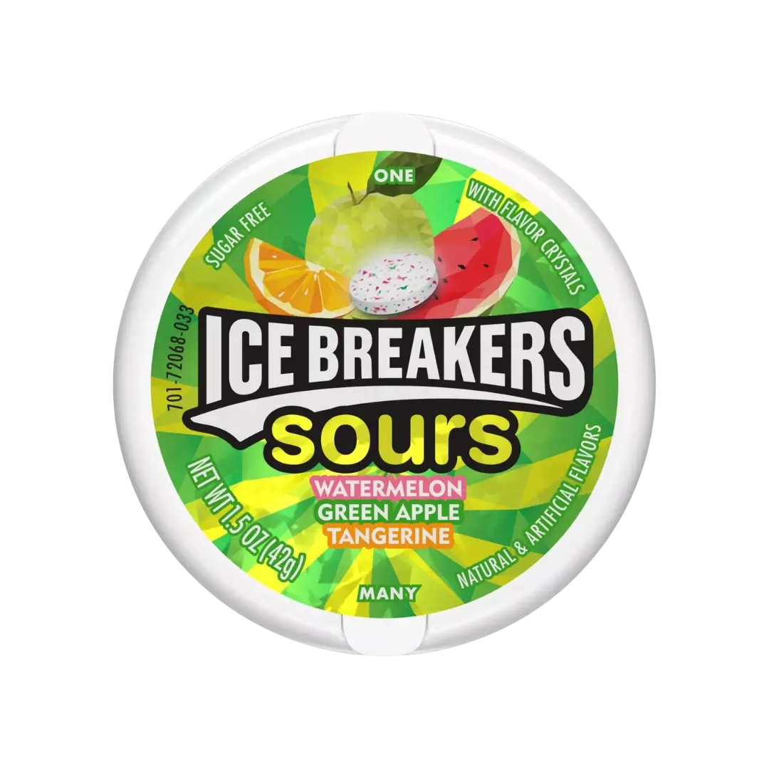 Pastilės ICE BREAKERS SOURS FRUIT, 36 g