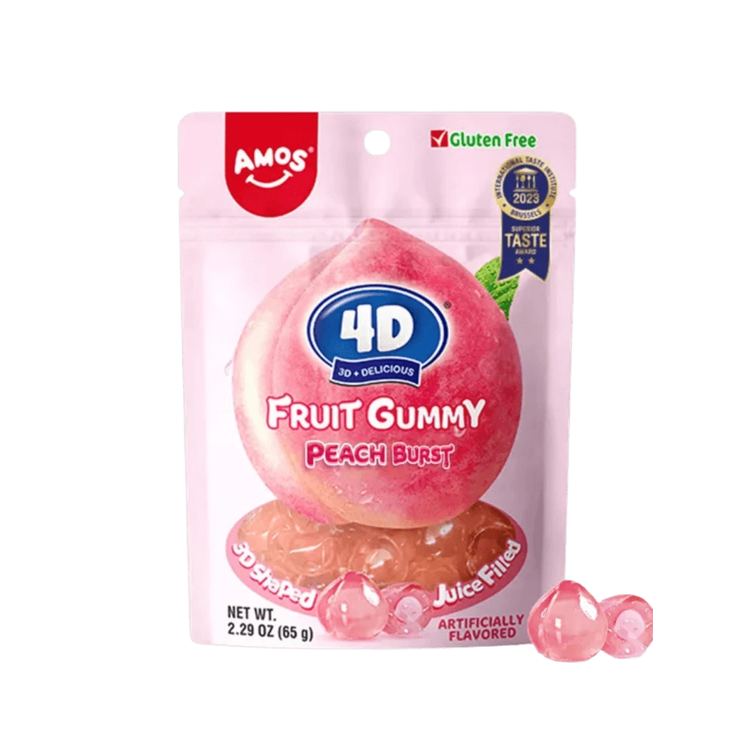 Guminukai 4D PEACH BURST, AMOS, 65 g