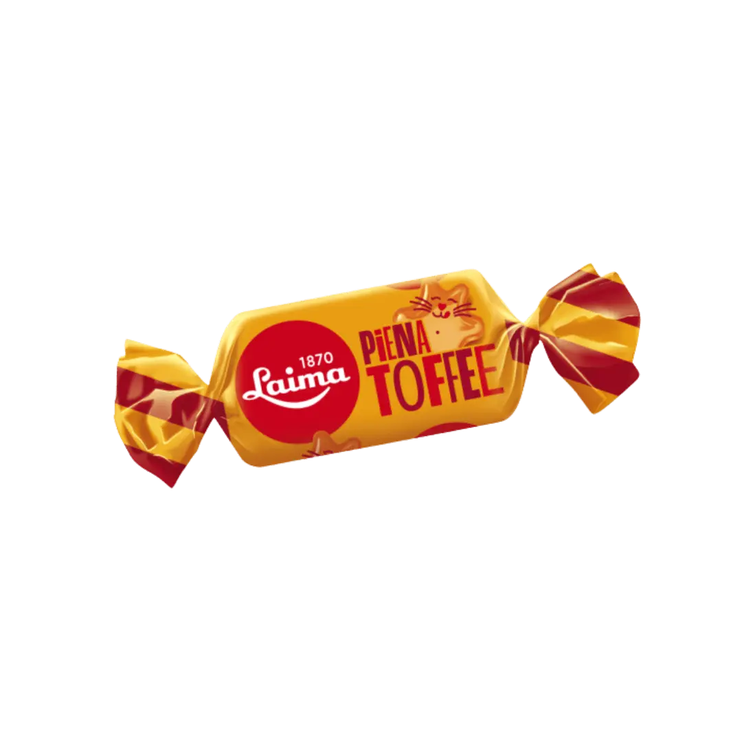 LAIMA pieniški irisai „Piena Toffee“ pakuotė.