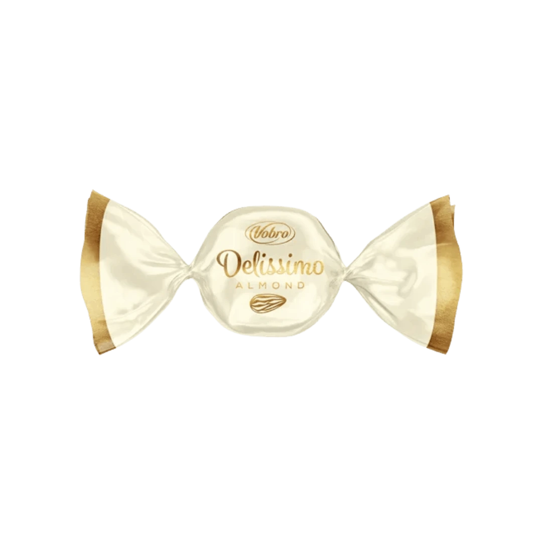 Delissimo rutuliuko formos praline saldainiai su migdolais