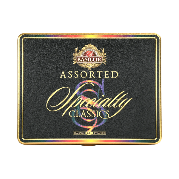 Arbatų rinkinys metalinėje dėžutėje, Assorted Specialty Classic, BASILUR, 60 vnt