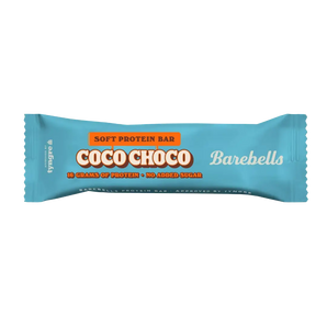 Proteininis batonėlis šokoladukas su kokosiniu įdaru, be cukraus