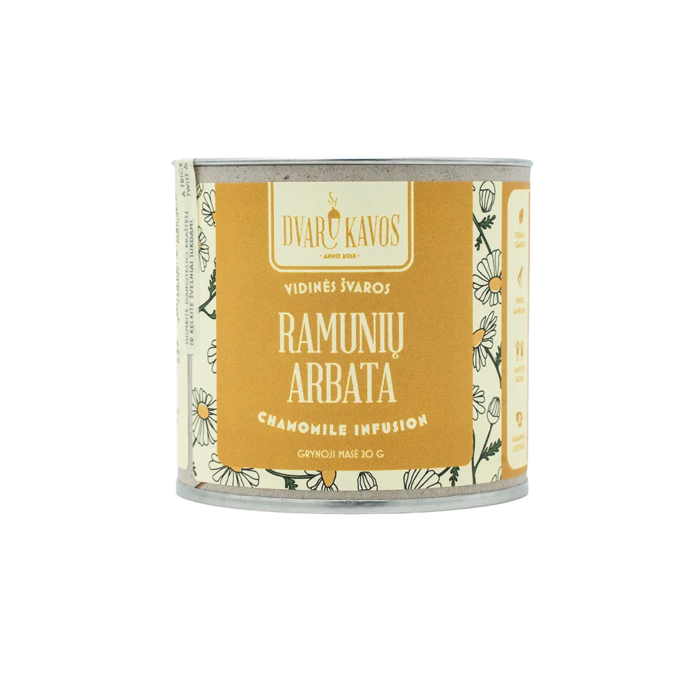Ramunių žiedų arbata DVARO KAVOS, 20 g