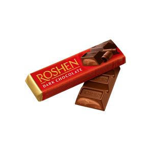 „Roshen“ juodojo šokolado batonėlis su įdaru, 43 g