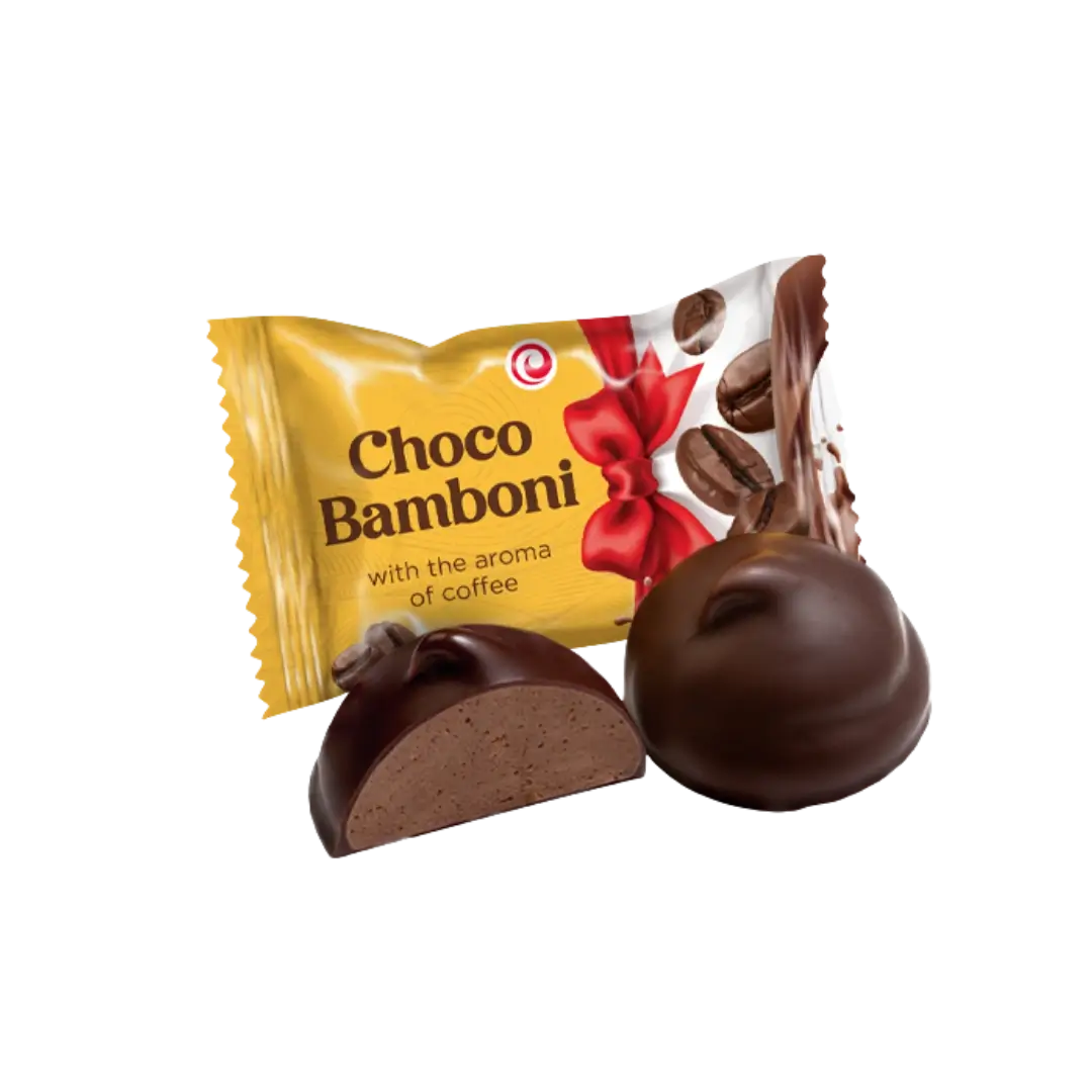 Sufle saldainiai kavos skonio CHOCO BAMBONI, SWEETALE