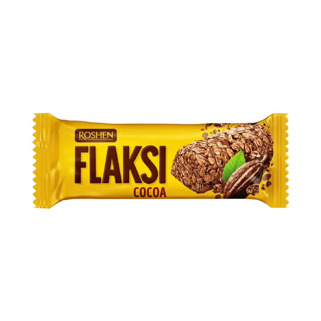 Saldainiai kakaviniai Flaksi Cocoa, ROSHEN, 0,5 kg
