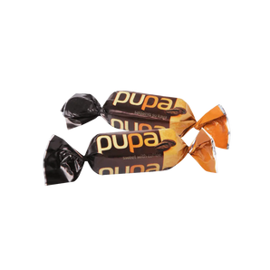PERGALĖ kavos skonio saldainiai „Pupa“ su kakava, robustos ir arabikos kava