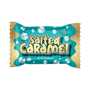 Salted Caramel saldainis su šokoladu ir žemės riešutais