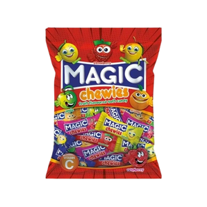 Sveriami sukramtomi saldainiai Magic chewies, Antat, maišas 1kg, bonboni