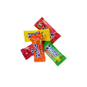 Sveriami sukramtomi saldainiai Magic chewies, Antat, bonboni