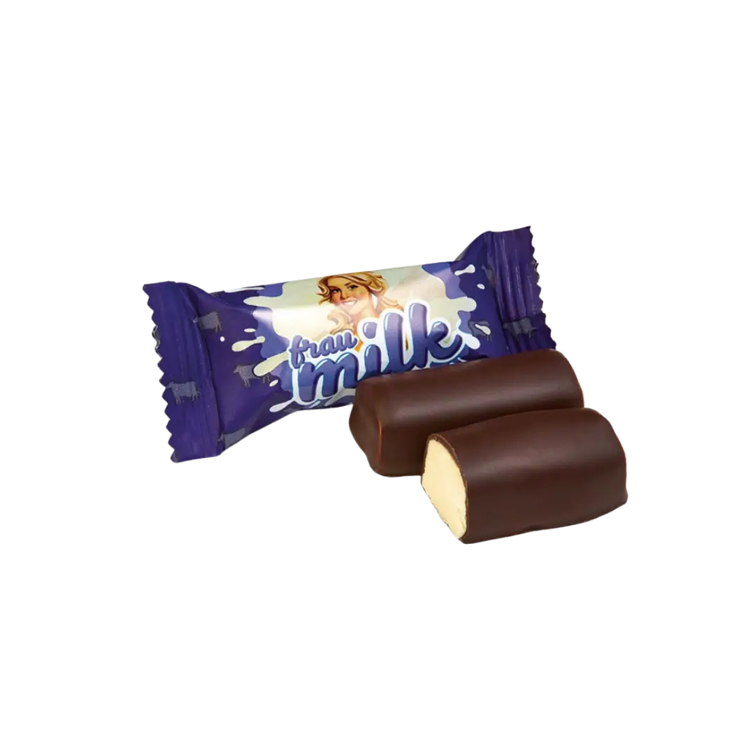 Sveriami saldainiai Sweetale ukrainiečių fabriko frau milk