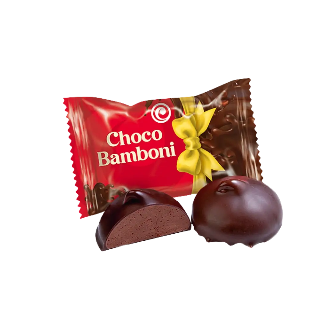 Sufle saldainiai šokolado skonio CHOCO BAMBONI, SWEETALE