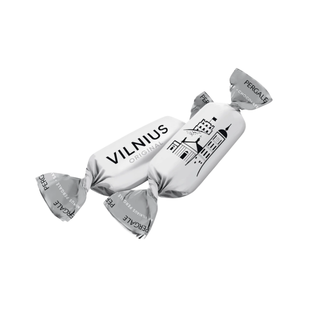 „Pergalė Vilnius Original“ – minkšti šokoladiniai saldainiai su grietinėle ir sviestu, įkvėpti prancūziškų šokoladinių putėsių.