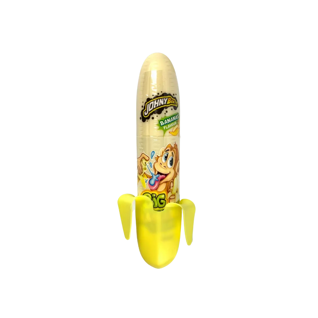 Skystas banano formos saldainis BIG BANANAS SPRAY