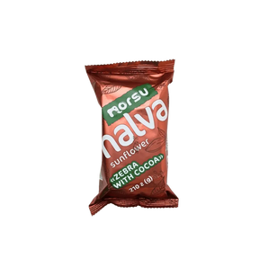 „Norsu“ saulėgrąžų halva Zebra su kakava, 210 g.