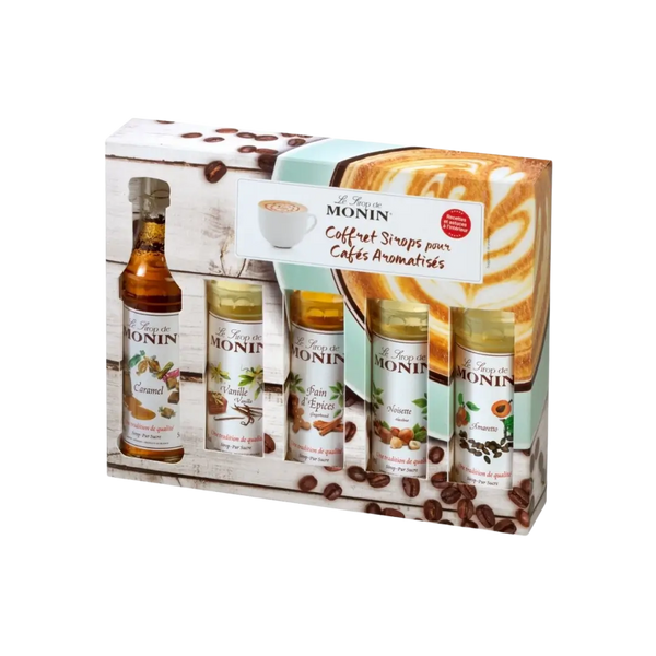 Sirupų rinkinys kavai MONIN, 5x50ml