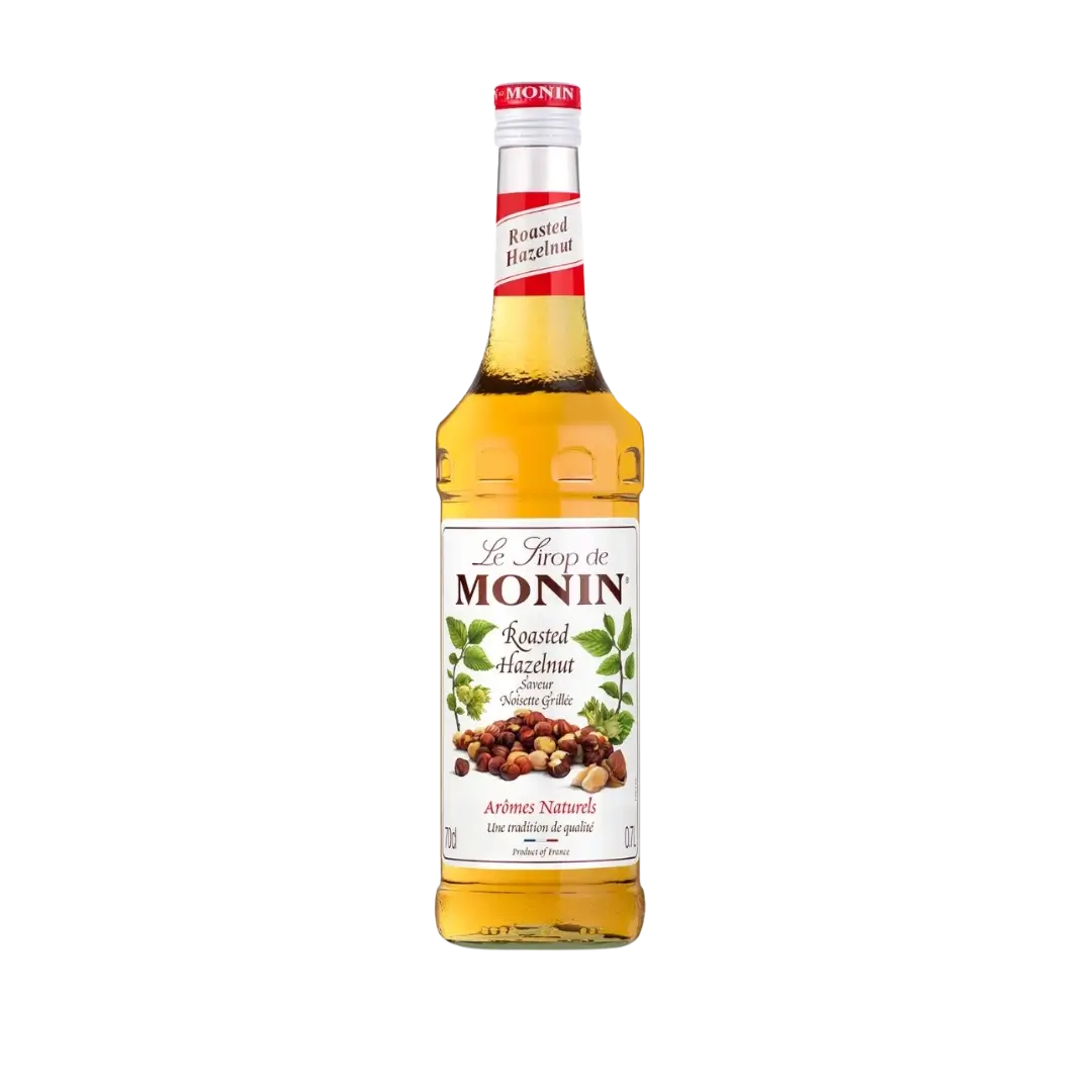 Skrudintų lazdyno riešutų sirupas MONIN, 0,7 l