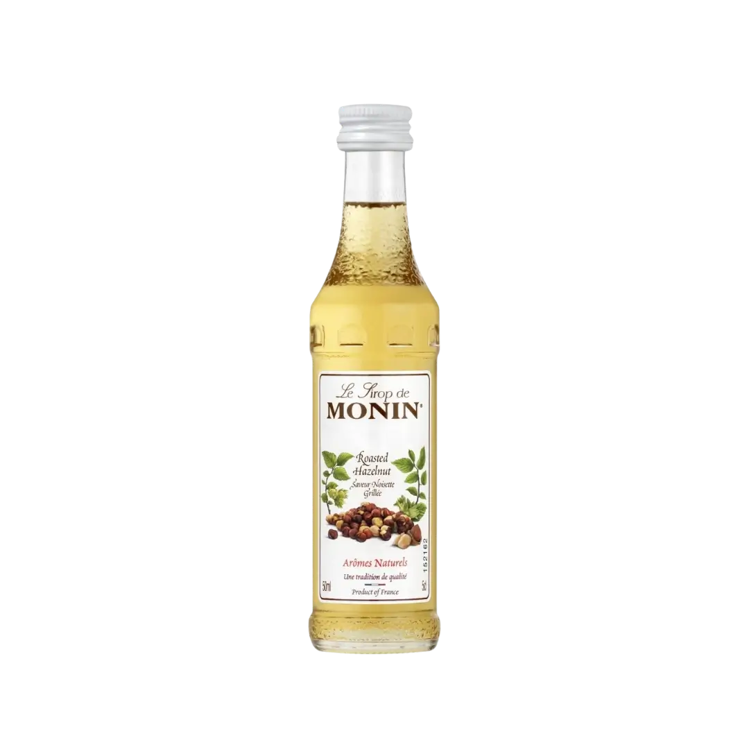 Skrudintų riešutų sirupas MONIN, 50 ml