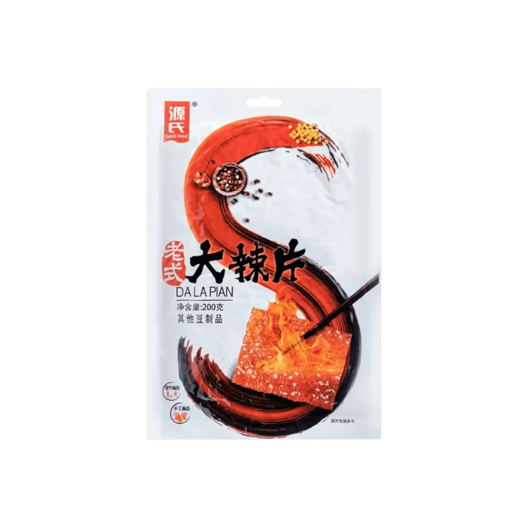 „Genji Bean Curd Slice Classic“ – klasikinio skonio sojų užkandis, 148 g pakuotė.