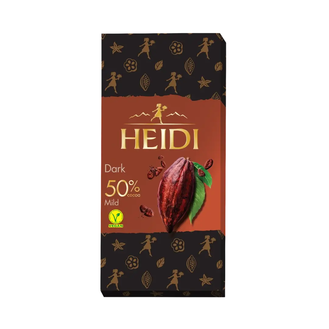 Šokoladas 50% HEIDI, 80 g