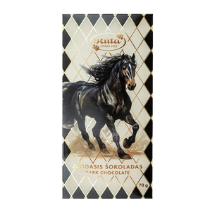 Juodasis šokoladas ENERGIJOS, RŪTA, 70 g