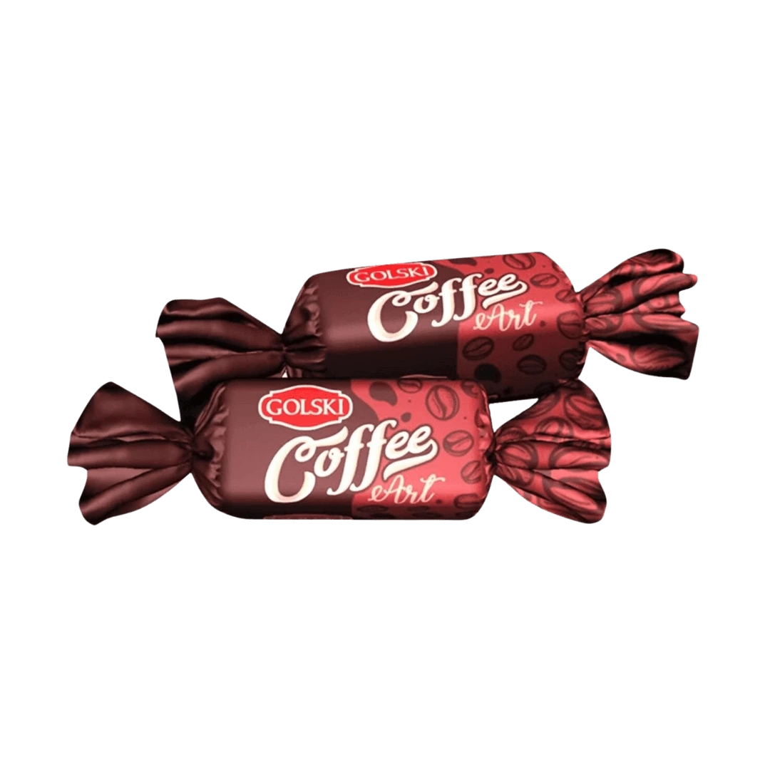 Šokoladiniai saldainiai kavos skonio Coffee Art, GOLSKI