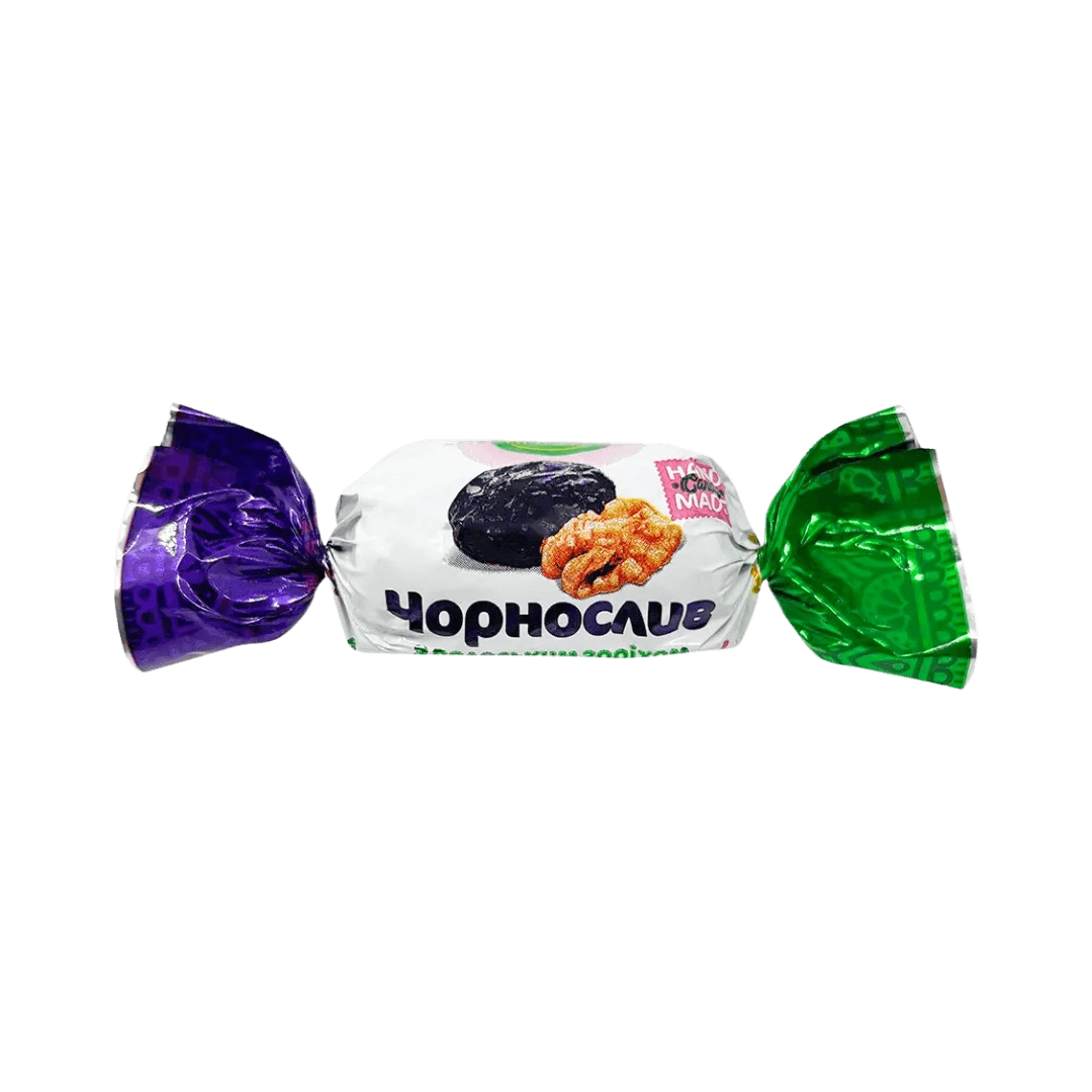 Šokoladiniai saldainiai su slyvomis ir graikiniu riešutu AMANTI