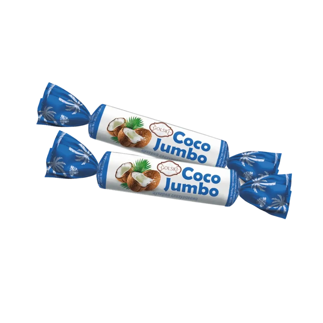 Šokoladiniai sveriami saldainiai Coco Jumbo GOLSKI, ukrainietiški, bonboni