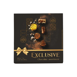Prabangus „Aroma Grand Exclusive“ šokoladinių saldainių rinkinys, 200 g dėžutė.
