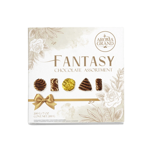 Šokoladinių saldainių rinkinys „Aroma Grand Fantazy“, 200 g pakuotė.