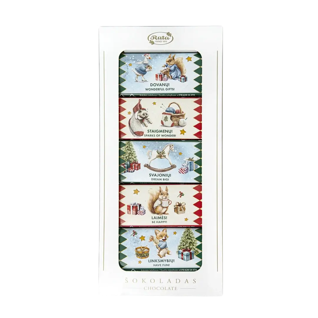 Pieninis šokoladas MAŽŲ STEBUKLŲ, RŪTA, 90 g